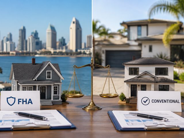 FHA vs Conventional Loan in California: Which One Actually Works for San Diego Buyers